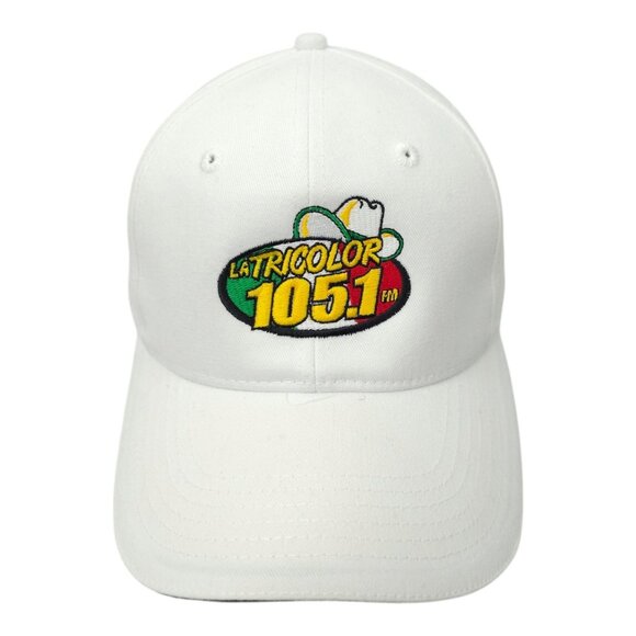 La Tricolor 105.1 FM Adjustable Tuck Strap Cap Trucker Baseball Embroidered Hat - Picture 1 of 13